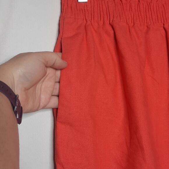 J. Crew Factory Women's Linen Blend Mini Skirt 2 - Picture 4 of 8